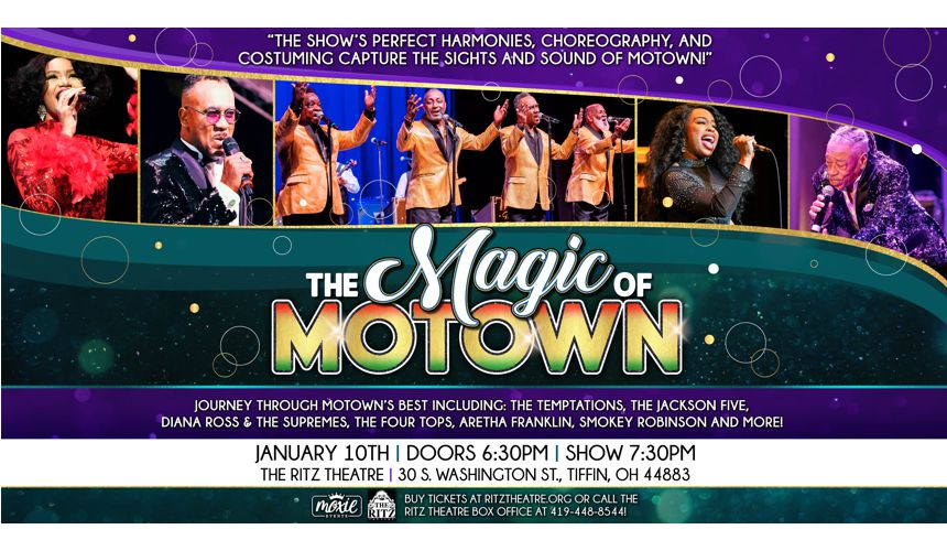 The Magic of Motown performers on stage.